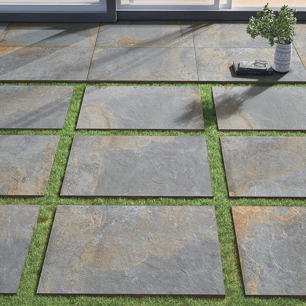 Vietnam Gold Azul Outdoor Tiles 60 x 90cm