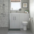 Westminster 1TH Semi Recessed Basin 500 x 390mm (unit and toilet not included)