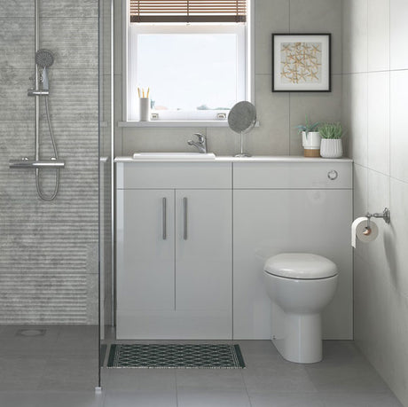 Westminster 1TH Semi Recessed Basin 500 x 390mm (unit and toilet not included)