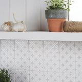 Winchester Artisan Kew on Helmingham Vintage Half Tiles
