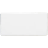 Winchester Classic Delft White Half Tile 12.7 x 6.3cm