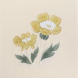 Winchester Classic Floral Tubelined Buttercup 12.7 x 12.7cm