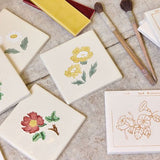 Winchester Classic Floral Tubelined Buttercup 12.7 x 12.7cm