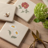 Winchester Classic Floral Tubelined Daisy 12.7 x 12.7cm