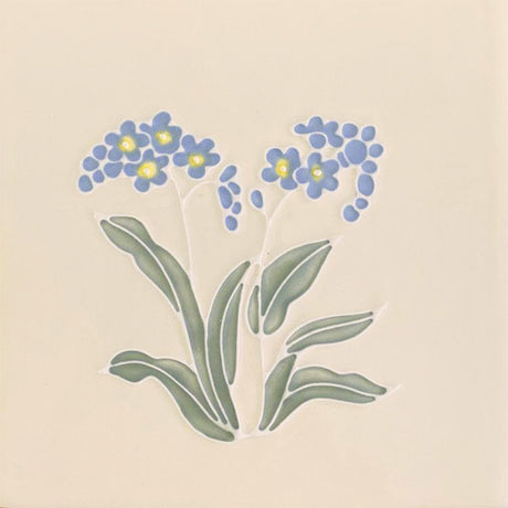Winchester Classic Floral Tubelined Forget-Me-Not 12.7 x 12.7cm