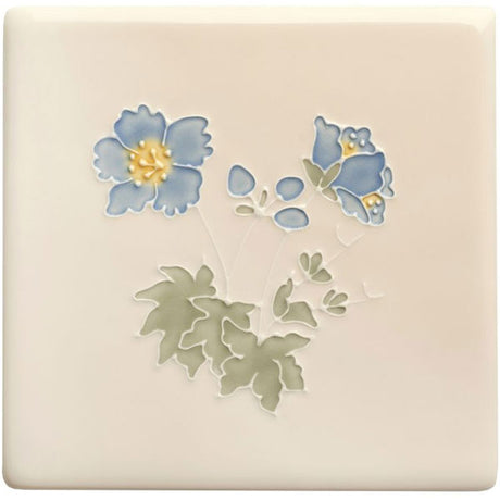 Winchester Classic Floral Tubelined Meadow Cranesbill 12.7 x 12.7cm