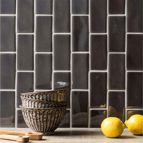 Winchester Classic Grey Half Tile 12.7 x 6.3cm