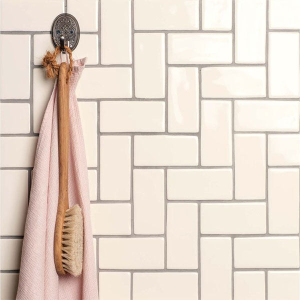 Winchester Classic Off White Half Tile 12.7 x 6.3cm