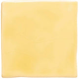 Winchester Classic Soft Yellow Field Tile (crazed finish) 12.7 x 12.7cm