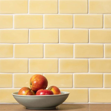 Winchester Classic Soft Yellow Half Tile 12.7 x 6.3cm