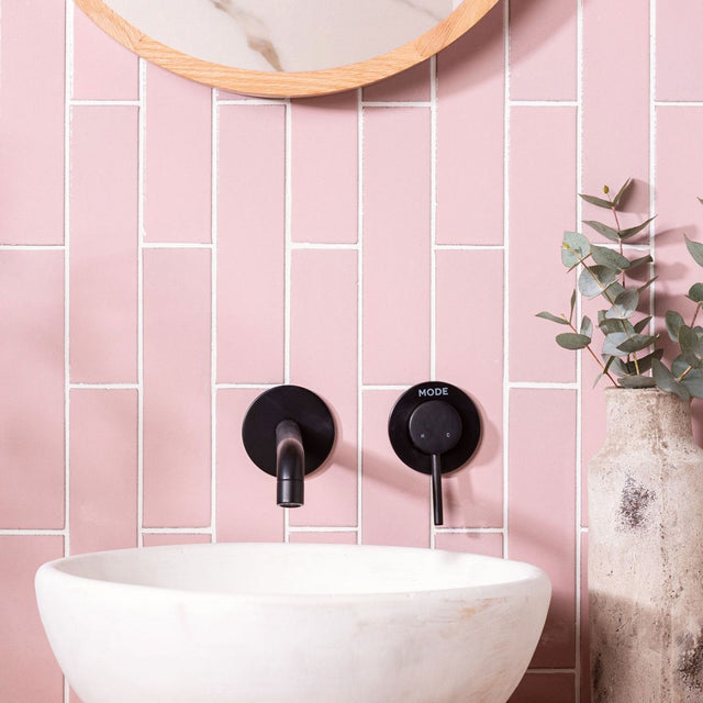 Winchester Elements Blush Smooth Brick Tiles 24 x 6cm
