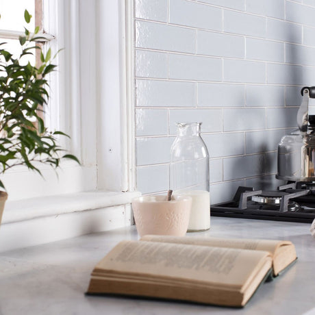 Winchester Elements Cloud Smooth Brick Tiles 24 x 6cm