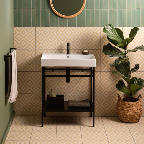 Winchester Elements Pasture Brick Tiles 24 x 6cm (with Penshaw Yellow On Chalk)