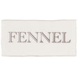 Winchester Residence Fennel in Grey on Cotton Half Tile 13 x 6.3cm