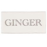 Winchester Residence Ginger in Grey on Cotton Half Tile 13 x 6.3cm