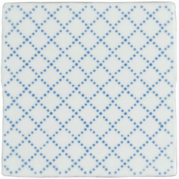 Winchester Residence Manoir Trellis Papyrus Tile 13 x 13cm