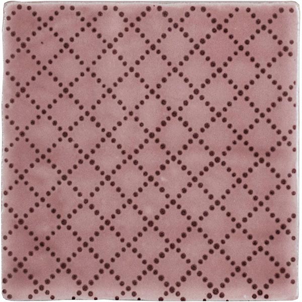 Winchester Residence Manoir Trellis Tayberry Tile 13 x 13cm
