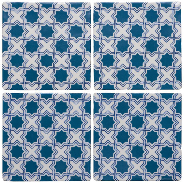 Winchester Residence Merles on Papyrus 13 x 13cm (4 tiles)