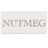 Winchester Residence Nutmeg in Grey on Cotton Half Tile 13 x 6.3cm