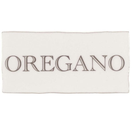 Winchester Residence Oregano in Grey on Cotton Half Tile 13 x 6.3cm