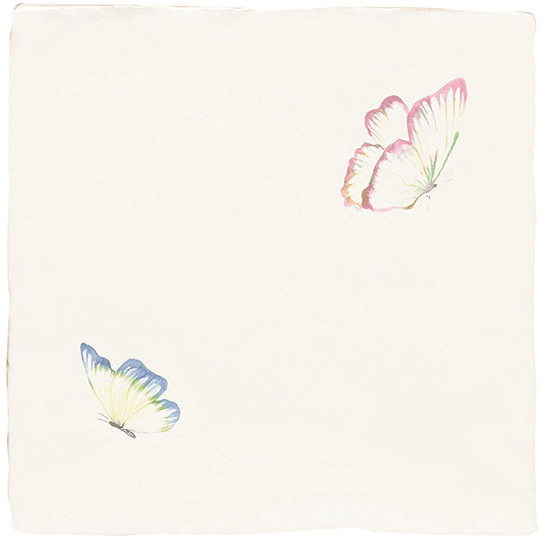 Winchester Residence Pandora White & Azure Angel Pastel Field Tile 13 x 13cm