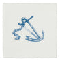 Winchester Residence Anchor Blue on Papyrus 13 x 13cm
