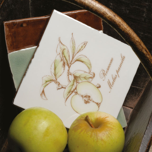 Winchester Residence Apple on Cotton Tile 13 x 13cm