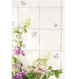 Winchester Residence Grey on Papyrus Field Tile setting