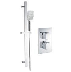 Tabo Strada 1 - Single Outlet Twin Shower Valve with Riser Kit