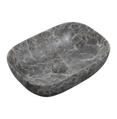 Tabo Quince Grey Marble Effect Washbowl 460 x 330mm