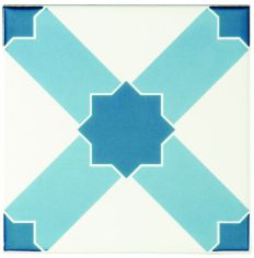 Odyssey Blue Tapestry Chambray Blue 15.2 x 15.2cm