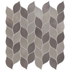 Original Style Leaf Grey Silver Mix Mosaic 28 x 27.5cm
