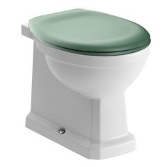 Abbey Back To Wall WC & Sage Green Soft Close Seat