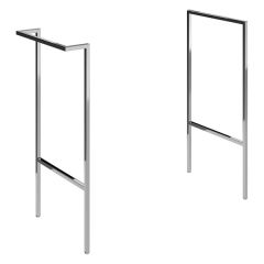 Tabo Milan Chrome Optional Frame with Integrated Towel Rail