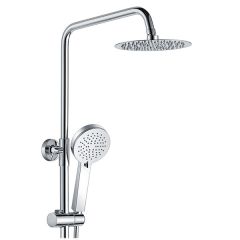 Apollo Firth Thermostatic Bar Mixer Shower with Riser & Overhead Kit