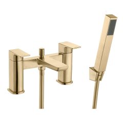 Apollo Galilee Brushed Brass Bath Shower Mixer Tap