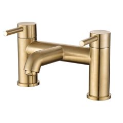 Apollo Geneva Brushed Brass Bath Filler Tap