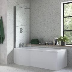 Apollo Grange P Shape Shower Bath Pack (LH) 1700 x 850 x 560mm