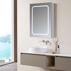 Tabo Libra 1 Door Front-Lit Mirror Cabinet 700 x 500mm