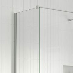 Cosmo Vega Optional Wetroom Side Panel Silver