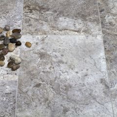 IS Silver Honed & Filled Travertine