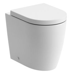 Kew Rimless Back To Wall Comfort Height WC & Soft Close Seat