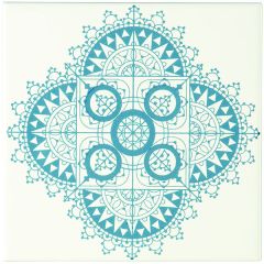 Odyssey Blue Tapestry Chantilly Blue 15.2 x 15.2cm 