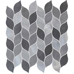 Original Style Leaf Grey Silver Mix Mosaic 28 x 27.5cm