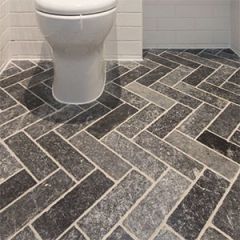 Original Style Negra Black Tumbled Marble tiles