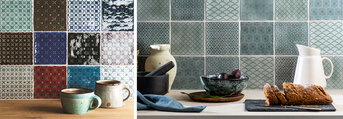 Feature walls: Tapestry tiles