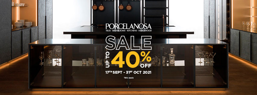 Porcelanosa Sale 17th Sept - 31st Oct 2021