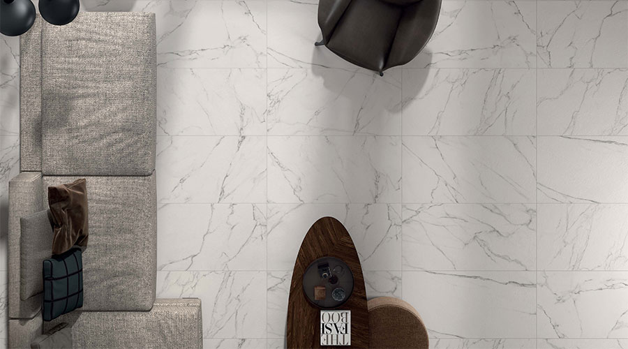 Marble effect wall & floor tiles