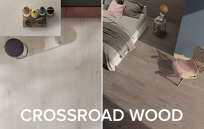 Crossroad Wood tile collection by ABK
