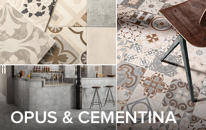 Opus & Cementina collections by Casalgrande